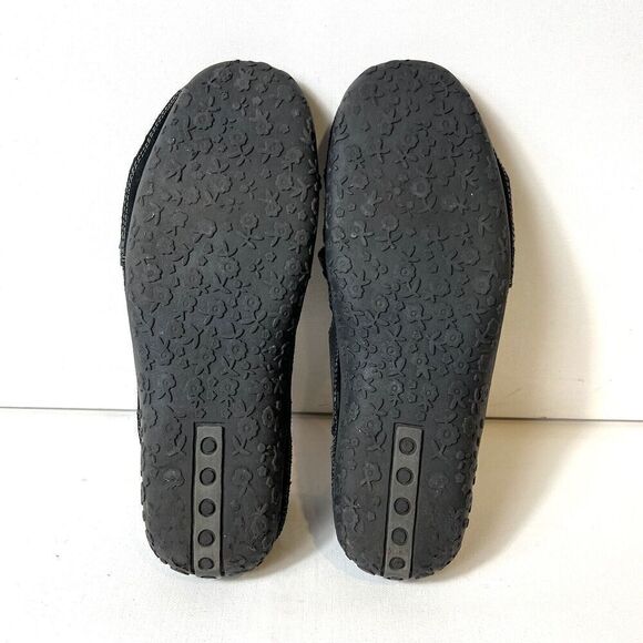 Spring Step Women EU 41 US 10.5 Black Leather Comfort Casual Flat Fisherman Shoe - Picture 10 of 12